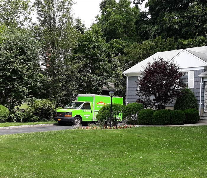 SERVPRO Car parked.